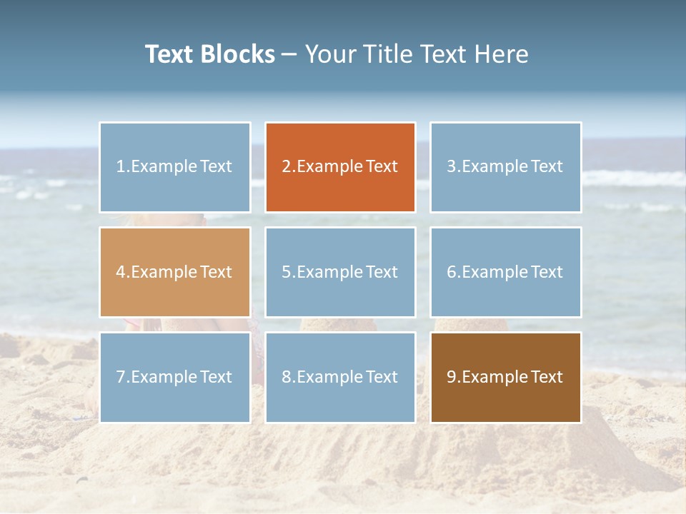 Water Nature Bucket PowerPoint Template