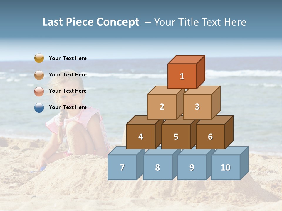 Water Nature Bucket PowerPoint Template