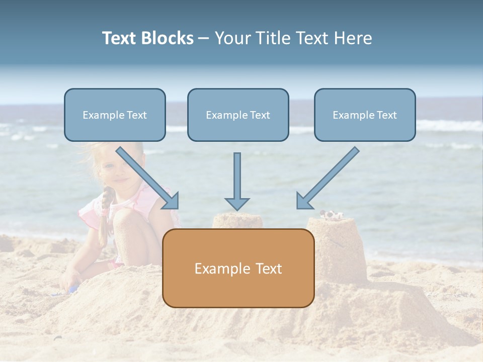 Water Nature Bucket PowerPoint Template
