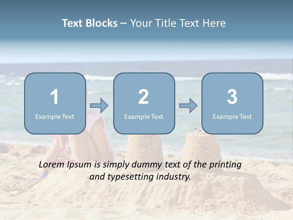 Water Nature Bucket PowerPoint Template