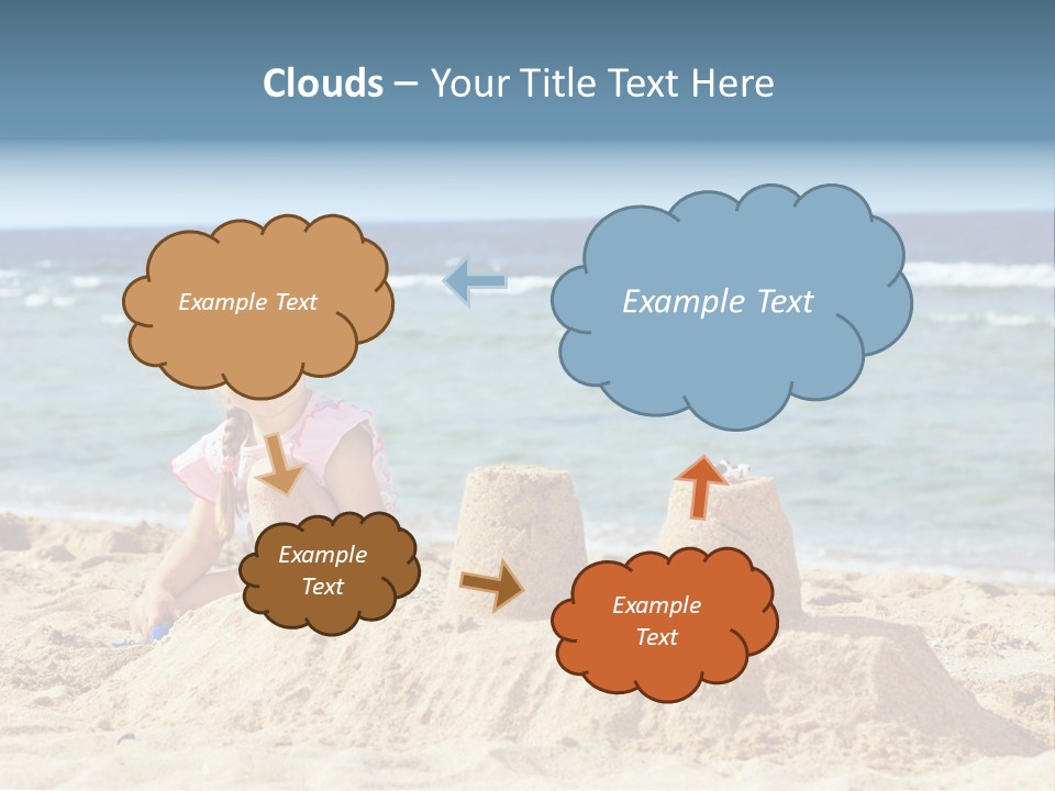 Water Nature Bucket PowerPoint Template