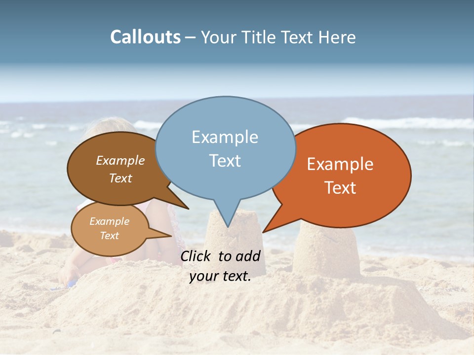 Water Nature Bucket PowerPoint Template