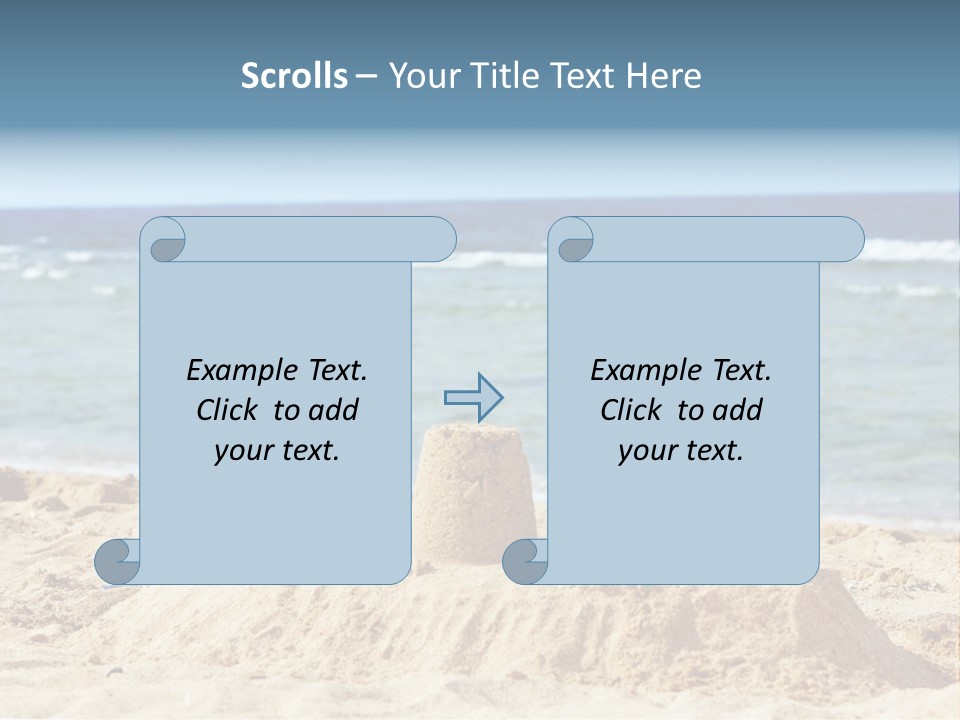 Water Nature Bucket PowerPoint Template