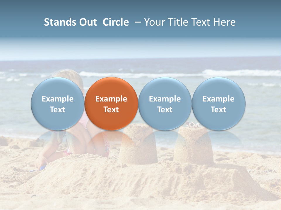 Water Nature Bucket PowerPoint Template