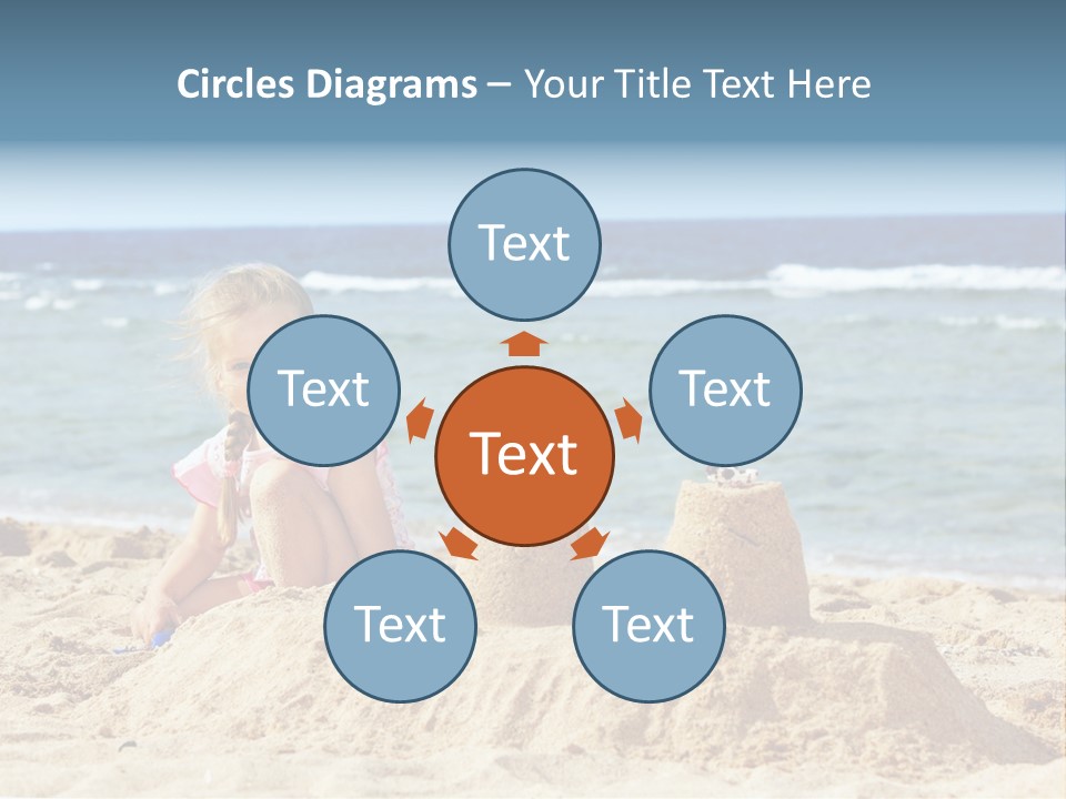 Water Nature Bucket PowerPoint Template