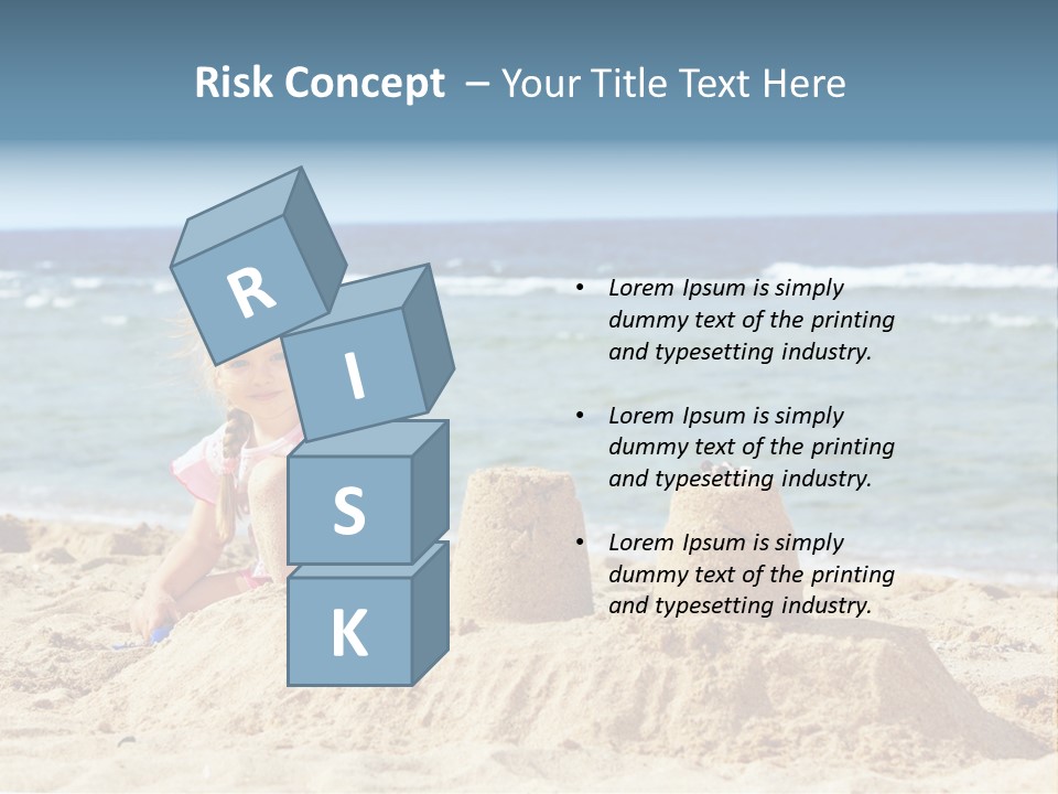 Water Nature Bucket PowerPoint Template