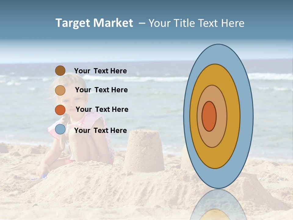 Water Nature Bucket PowerPoint Template