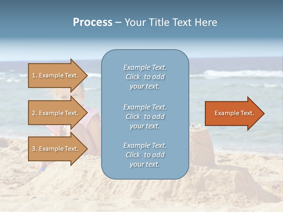Water Nature Bucket PowerPoint Template