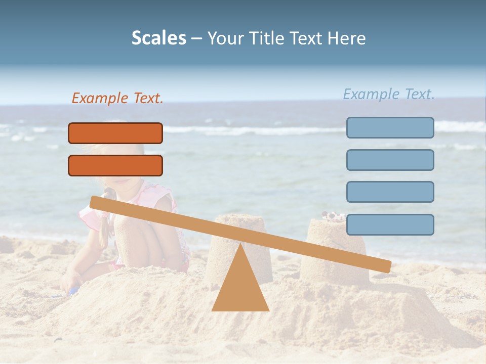 Water Nature Bucket PowerPoint Template