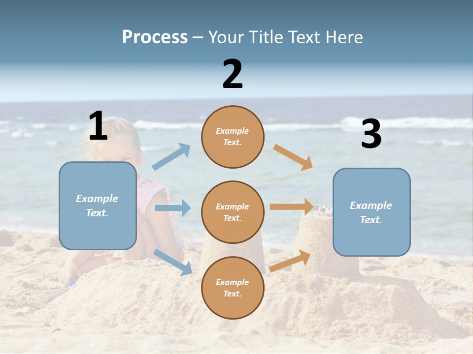 Water Nature Bucket PowerPoint Template