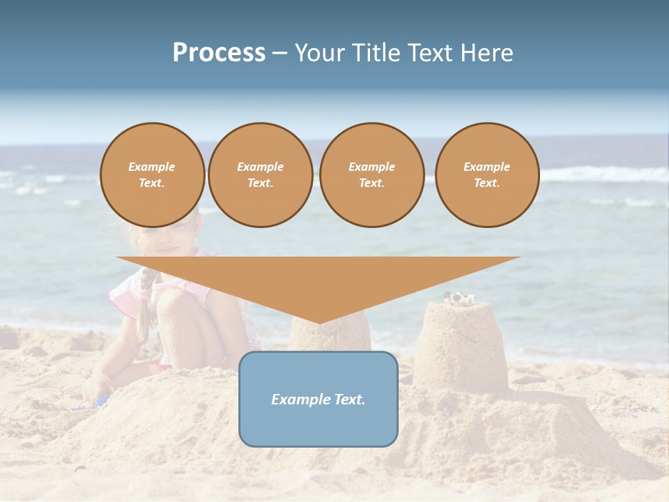 Water Nature Bucket PowerPoint Template