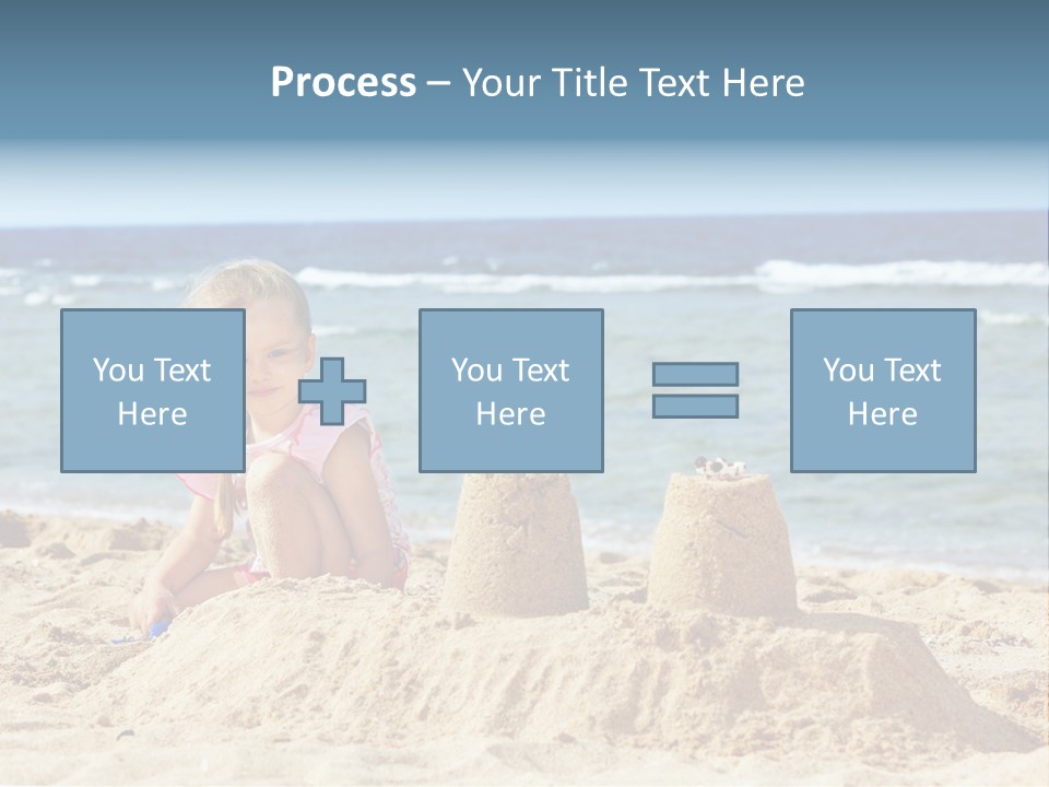 Water Nature Bucket PowerPoint Template