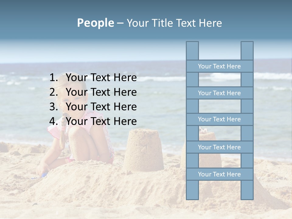 Water Nature Bucket PowerPoint Template