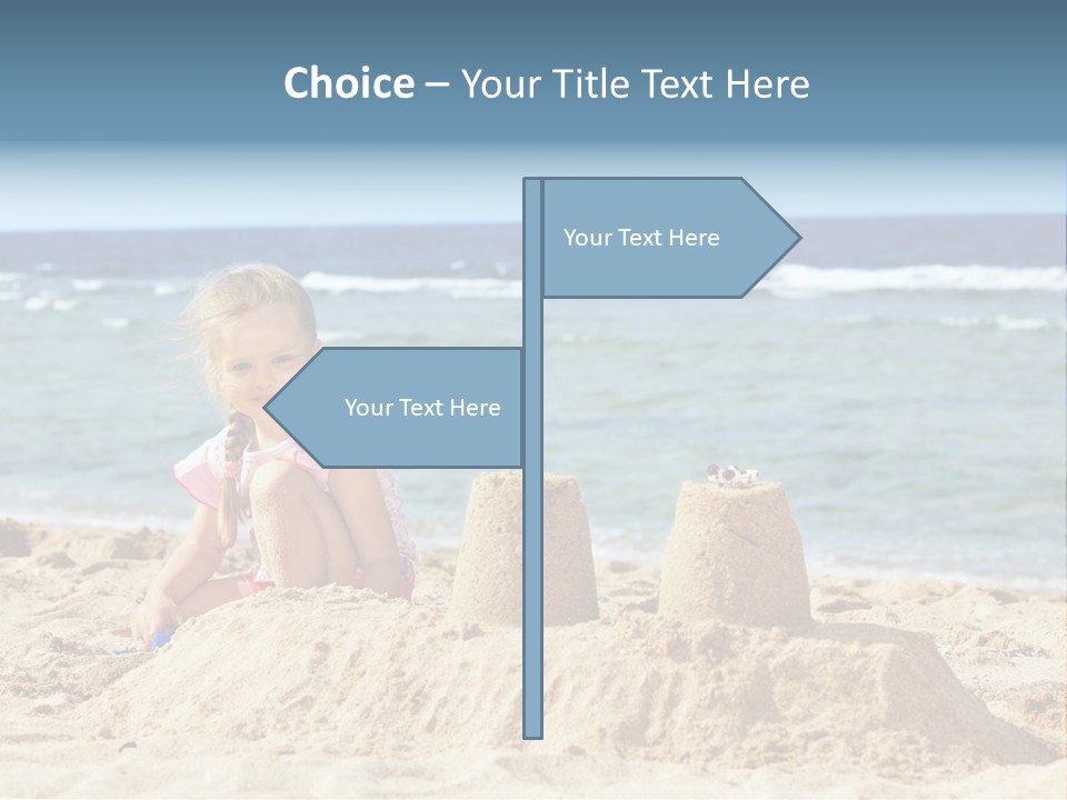 Water Nature Bucket PowerPoint Template