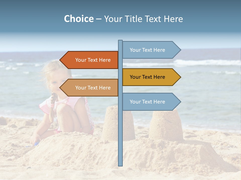 Water Nature Bucket PowerPoint Template