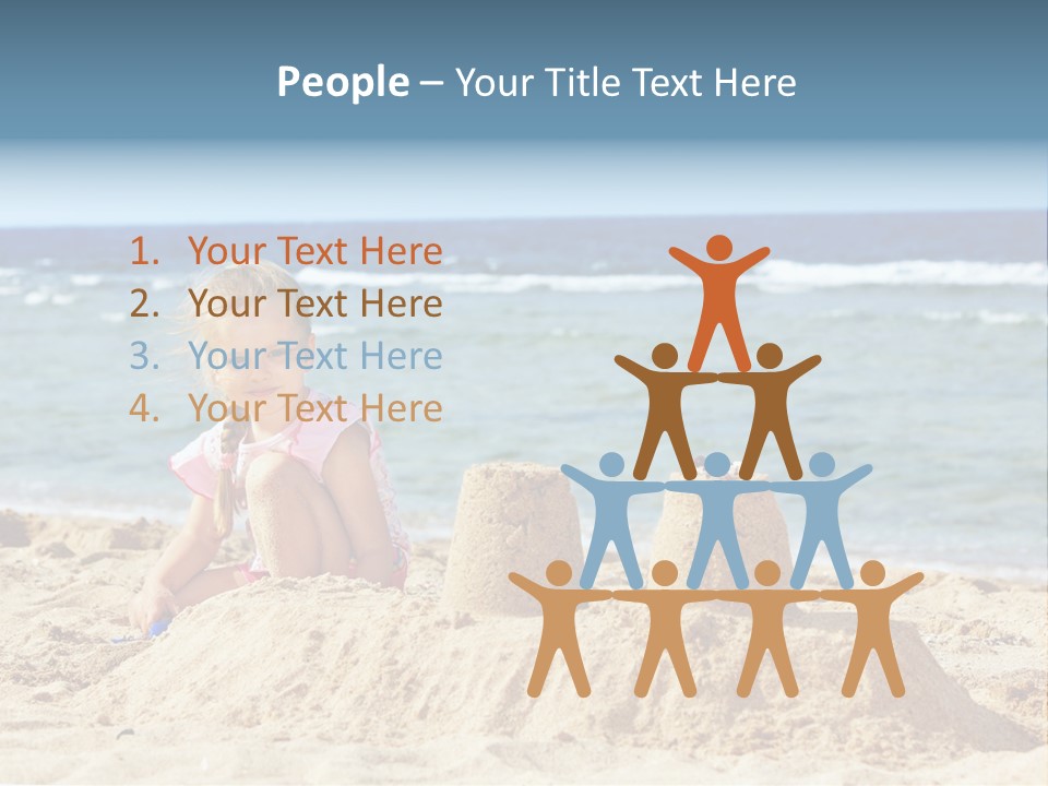 Water Nature Bucket PowerPoint Template