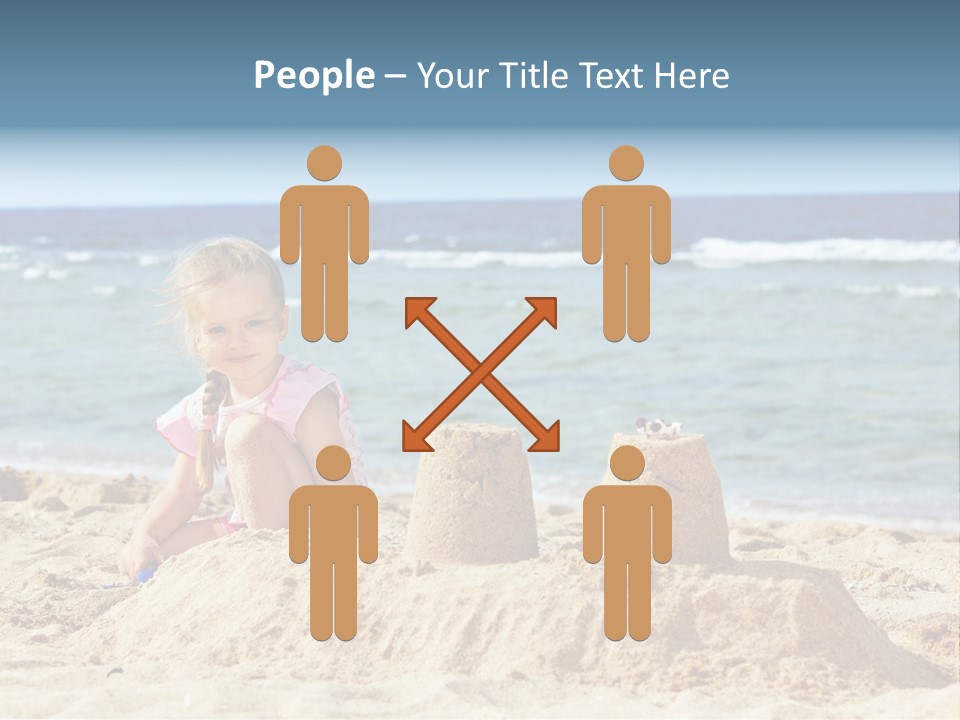 Water Nature Bucket PowerPoint Template