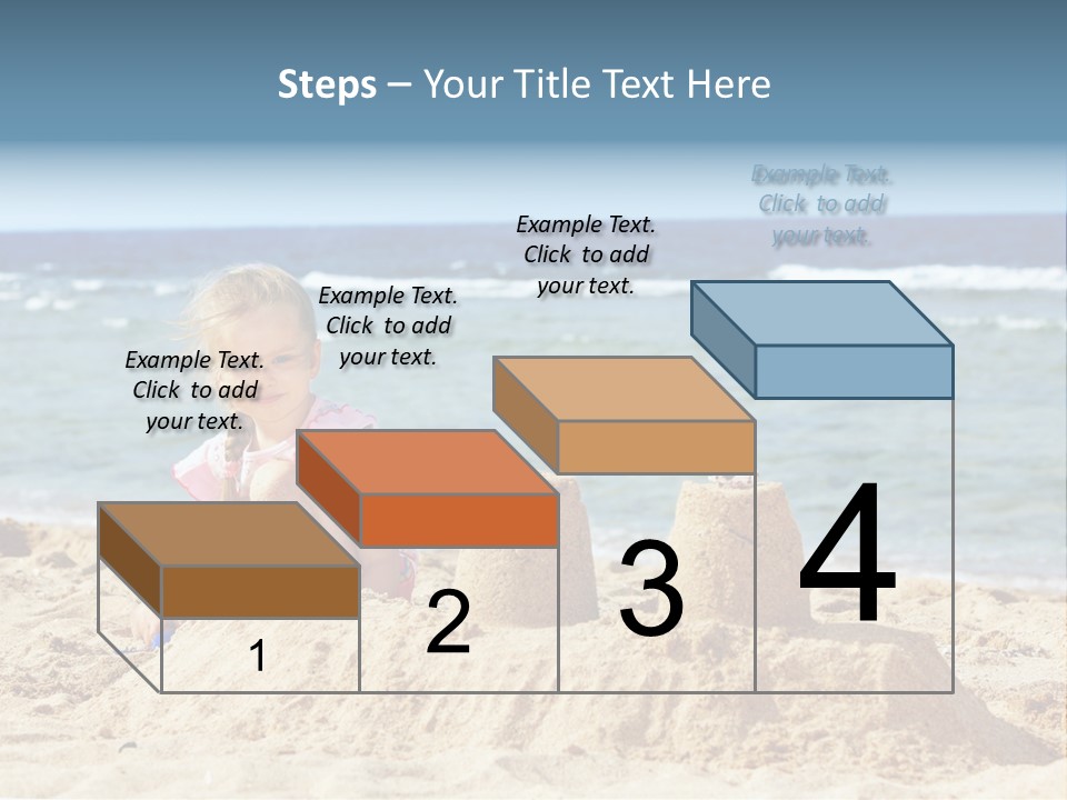 Water Nature Bucket PowerPoint Template