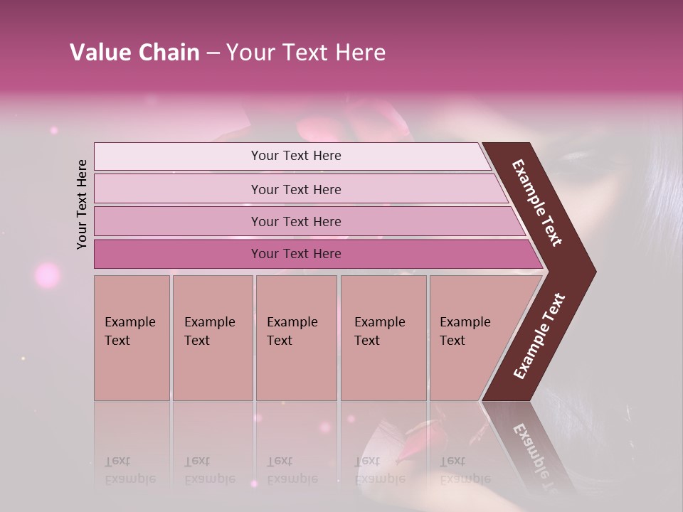 Beauty Straight Coloring PowerPoint Template