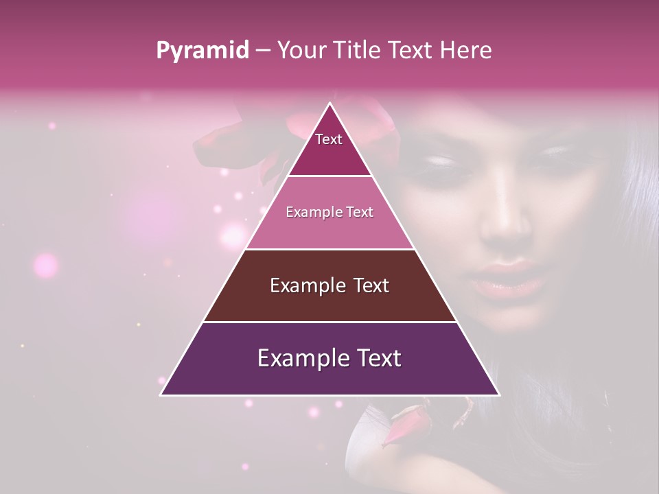 Beauty Straight Coloring PowerPoint Template