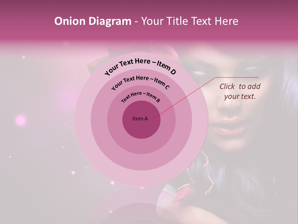 Beauty Straight Coloring PowerPoint Template