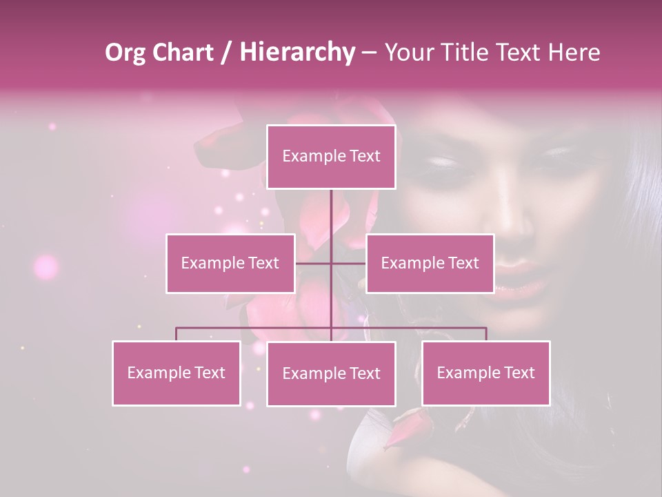 Beauty Straight Coloring PowerPoint Template