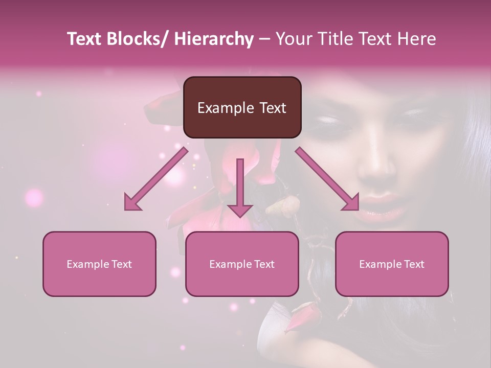 Beauty Straight Coloring PowerPoint Template