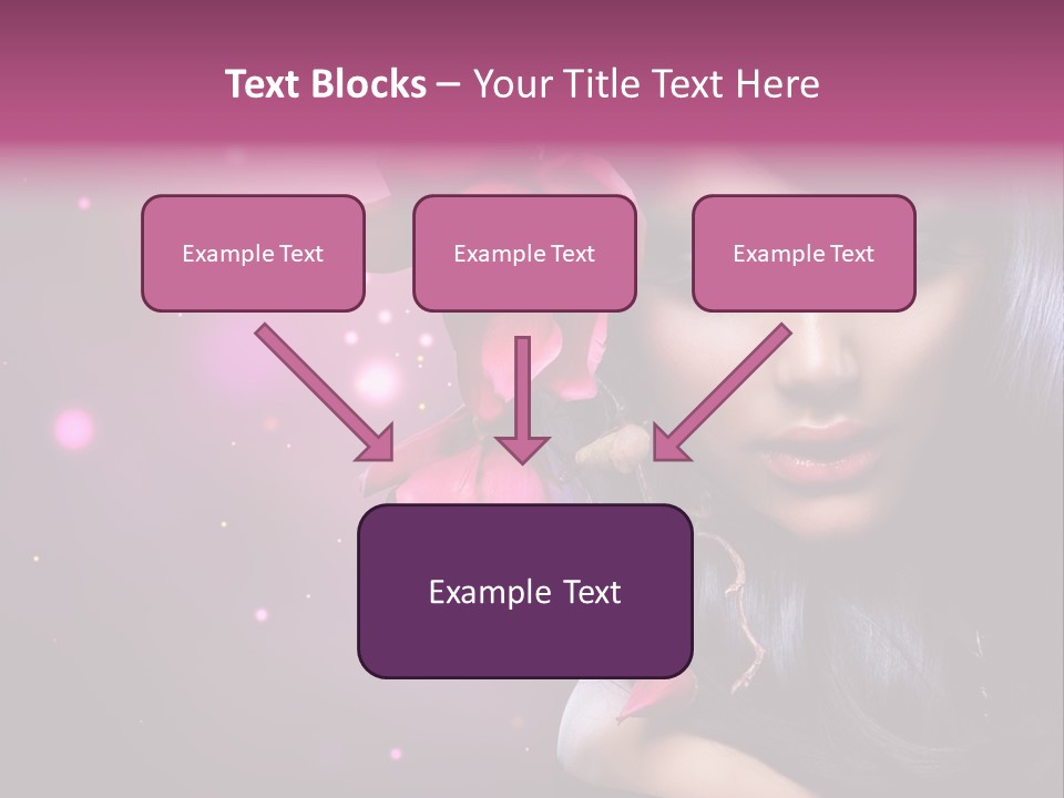 Beauty Straight Coloring PowerPoint Template