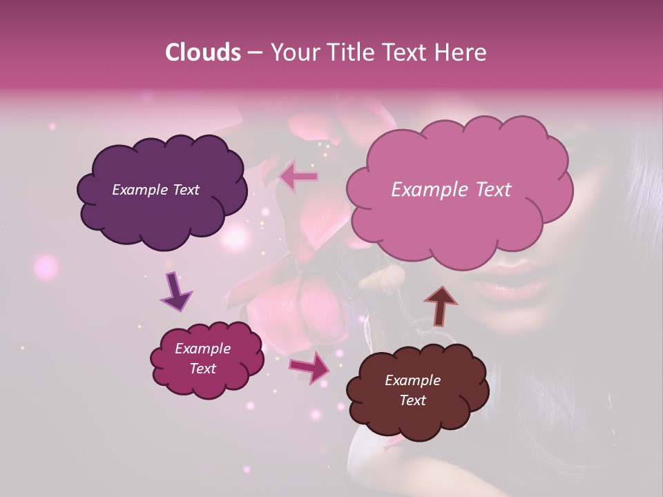 Beauty Straight Coloring PowerPoint Template