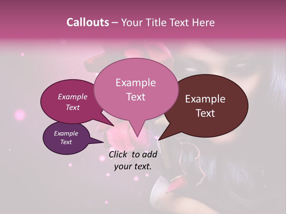 Beauty Straight Coloring PowerPoint Template