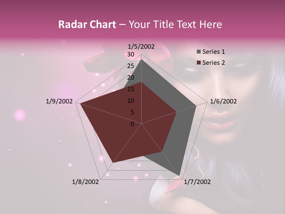 Beauty Straight Coloring PowerPoint Template