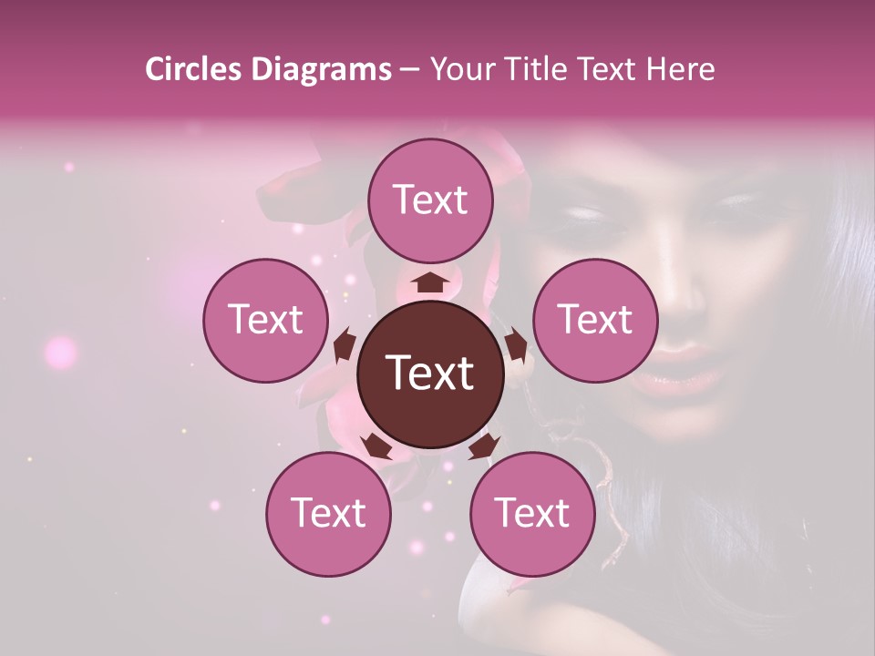 Beauty Straight Coloring PowerPoint Template