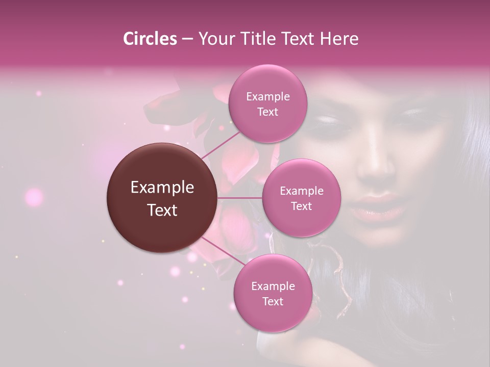 Beauty Straight Coloring PowerPoint Template