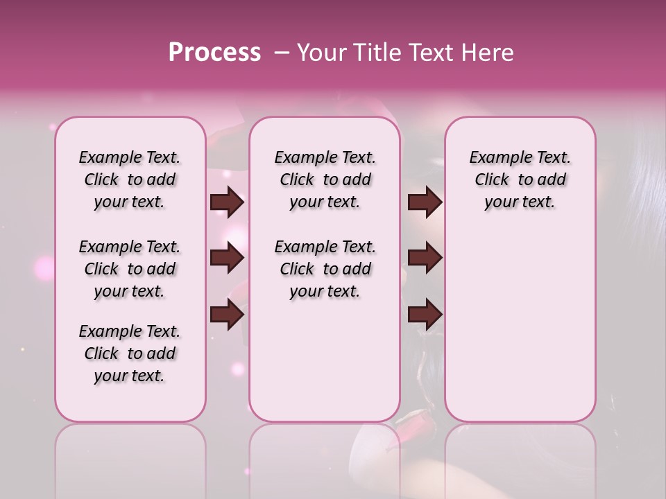 Beauty Straight Coloring PowerPoint Template