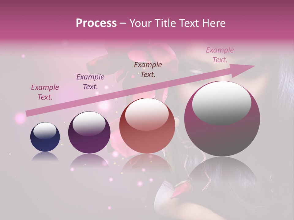 Beauty Straight Coloring PowerPoint Template