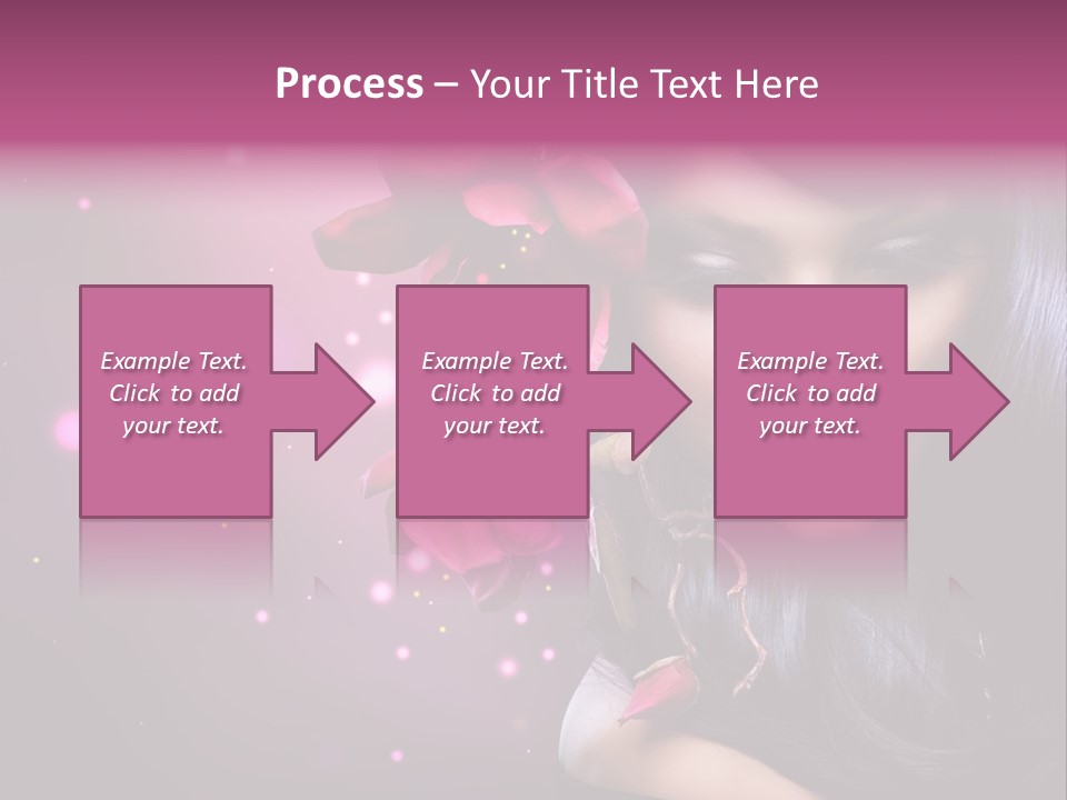 Beauty Straight Coloring PowerPoint Template