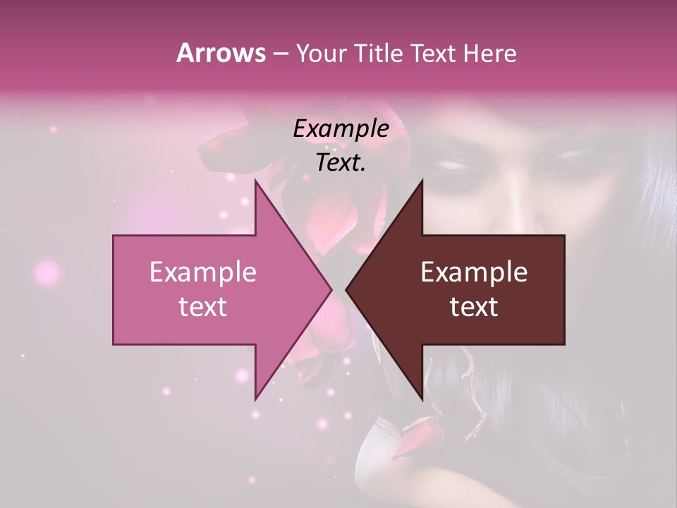 Beauty Straight Coloring PowerPoint Template