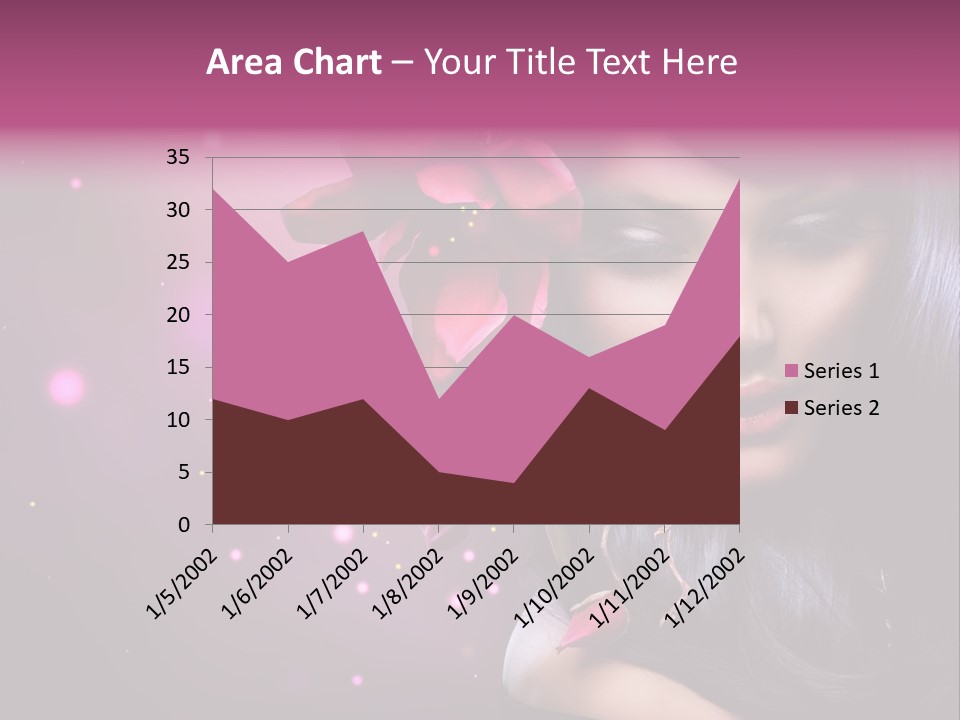 Beauty Straight Coloring PowerPoint Template