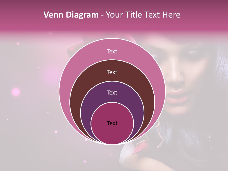Beauty Straight Coloring PowerPoint Template