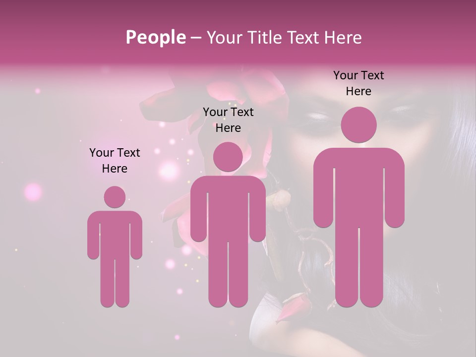 Beauty Straight Coloring PowerPoint Template