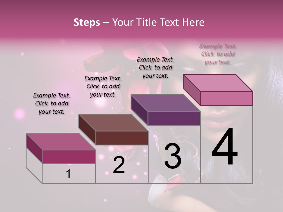 Beauty Straight Coloring PowerPoint Template