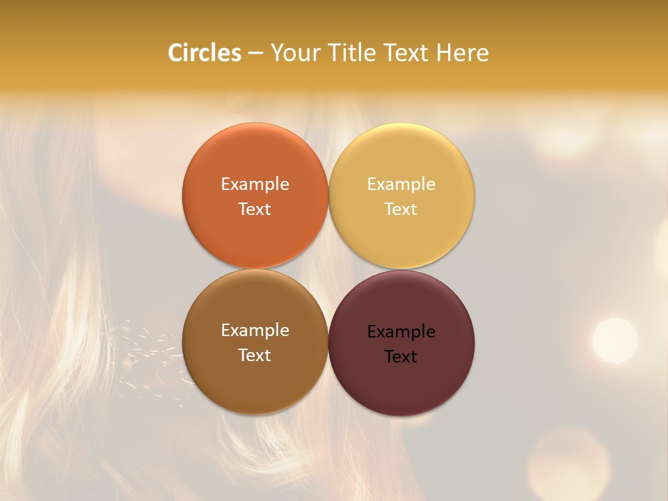 Blonde Blinking Luxury PowerPoint Template