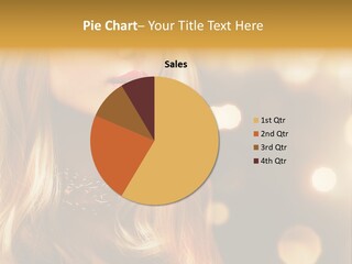 Blonde Blinking Luxury PowerPoint Template