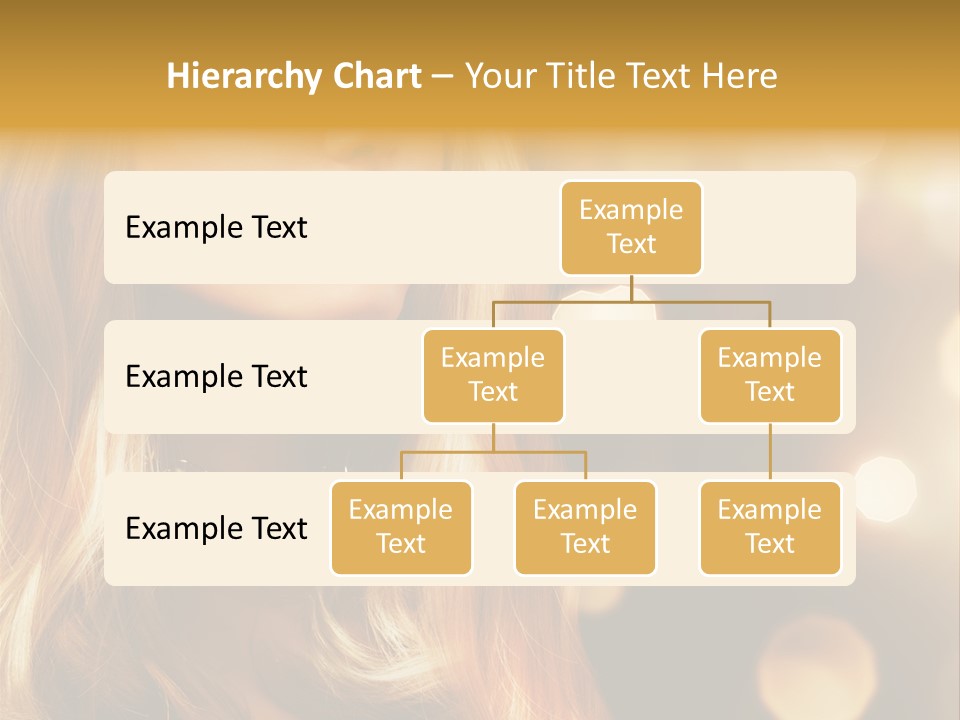 Blonde Blinking Luxury PowerPoint Template