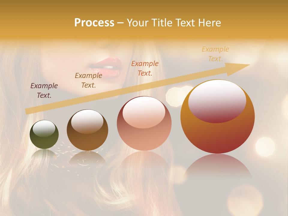 Blonde Blinking Luxury PowerPoint Template