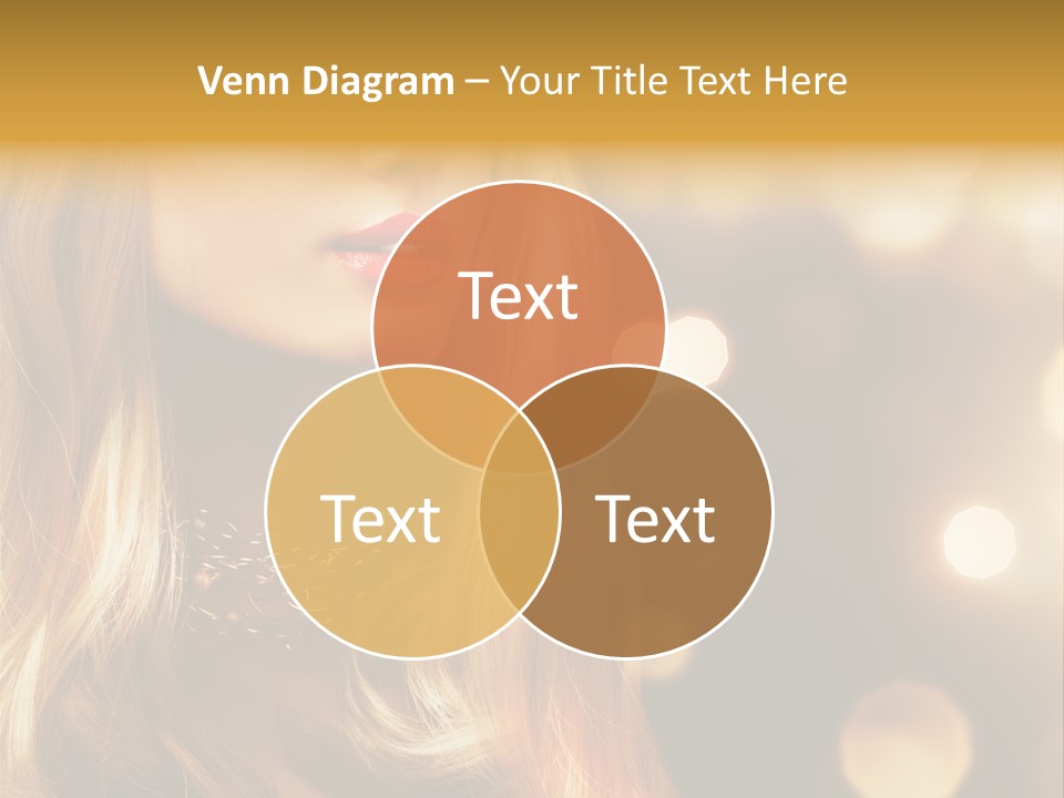 Blonde Blinking Luxury PowerPoint Template