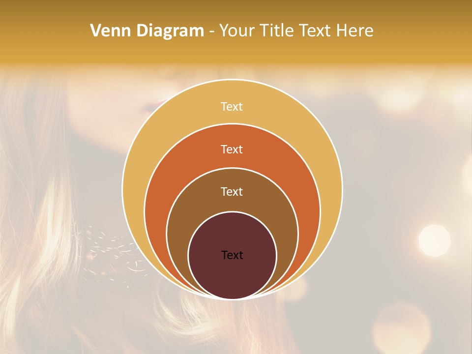 Blonde Blinking Luxury PowerPoint Template