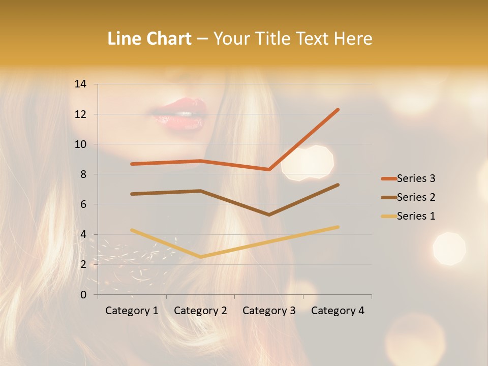 Blonde Blinking Luxury PowerPoint Template