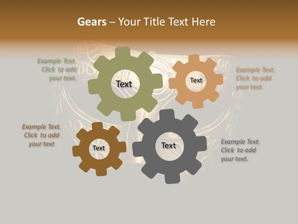 Stage Venetian Costume PowerPoint Template