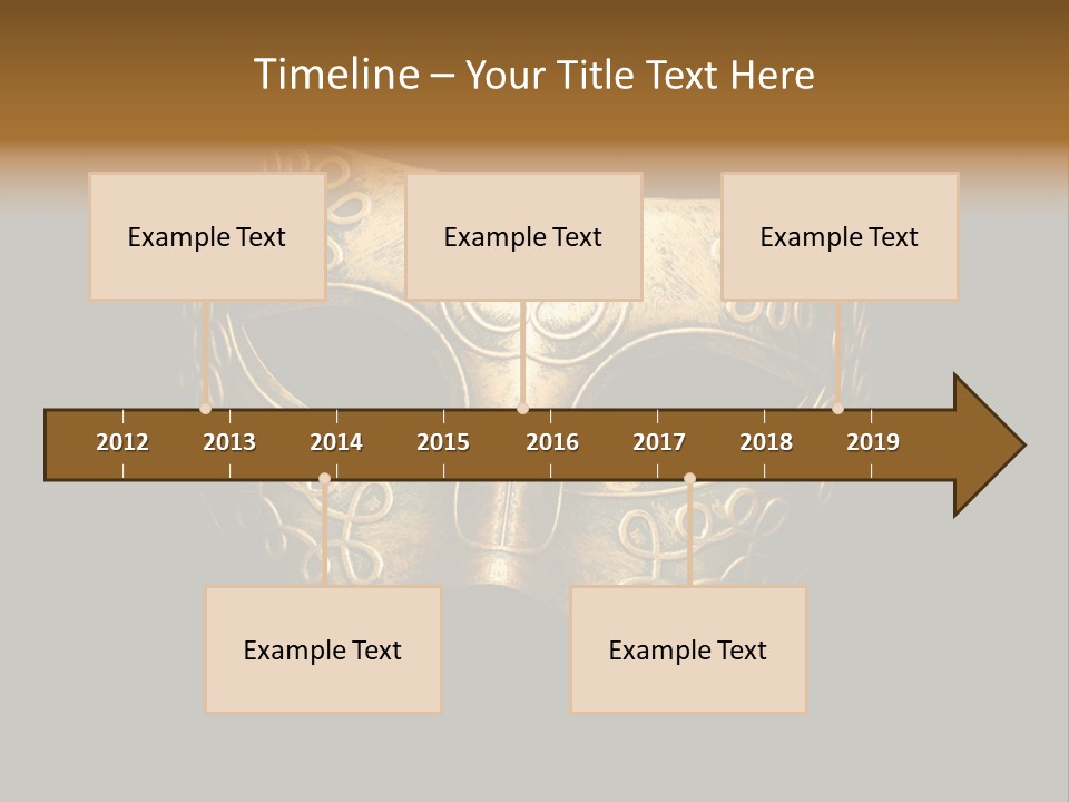 Stage Venetian Costume PowerPoint Template